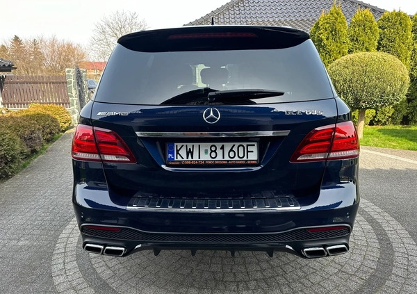 Mercedes-Benz GLE cena 242000 przebieg: 67000, rok produkcji 2016 z Trzemeszno małe 466